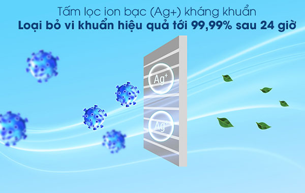 máy lanh Casper Coupe Series (H) HC-IA32 - Tấm lọc ion Bạc